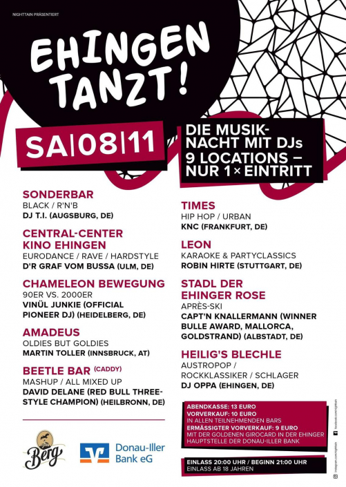 Ehingen Tanzt am 08.11.2025